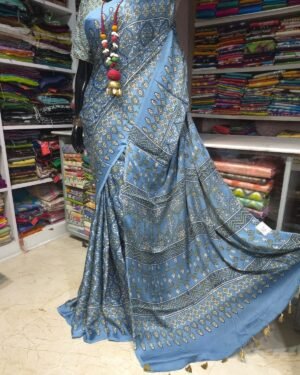 Pure Ajrakh Modal Silk