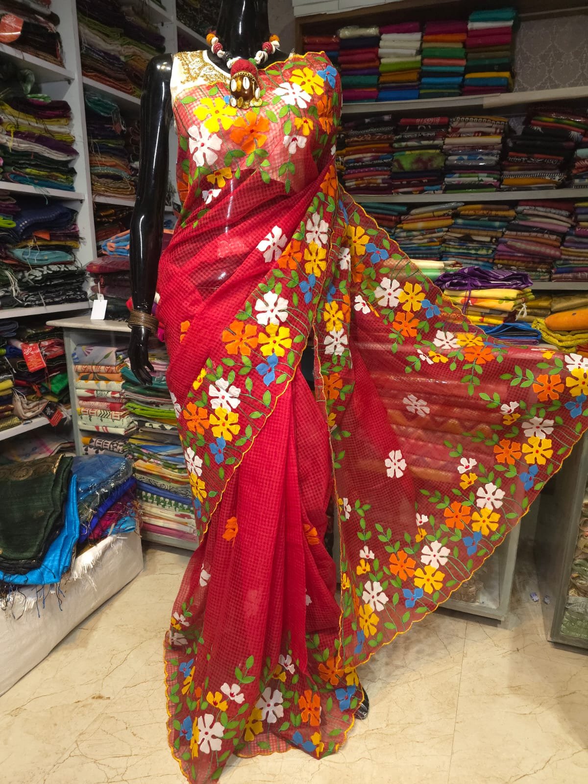 Reshom Kota Applique