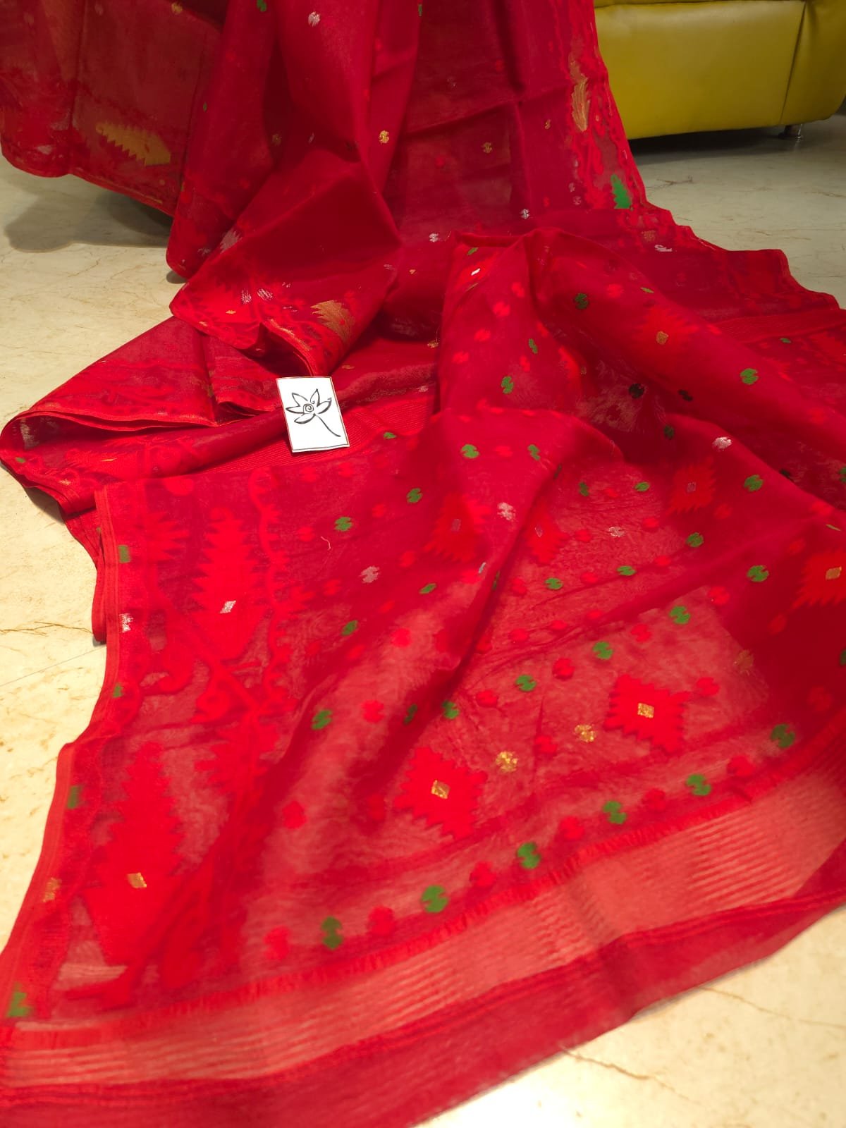 Premium Bardhaman Jamdani Saree