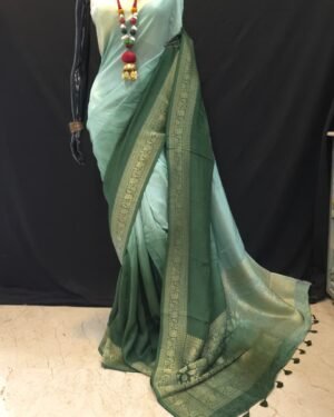 Tye & Dye Dola Silk Saree