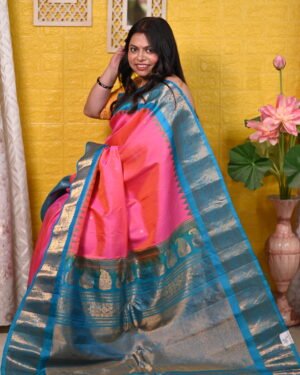Pure Silk Gadwal Saree