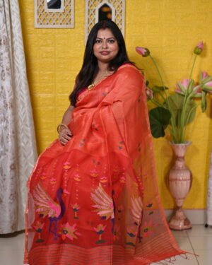 Silk Linen Saree