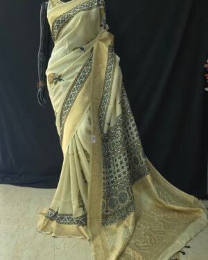 Dola With Ajrakh Print