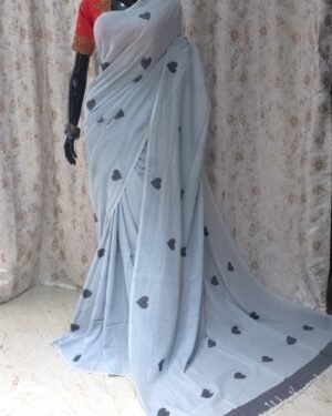 Handloom Mark Organic Love Cotton Saree