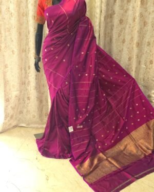 Open Border Katan Benarasi Saree