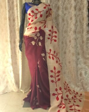 Hand Painted Pure Silk Saree