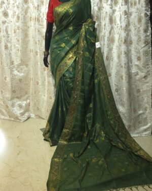 Semi Tussar Benarasi Saree