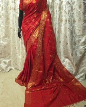 Semi Tussar Benarasi Saree