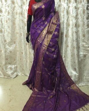 Semi Tussar Benarasi Saree