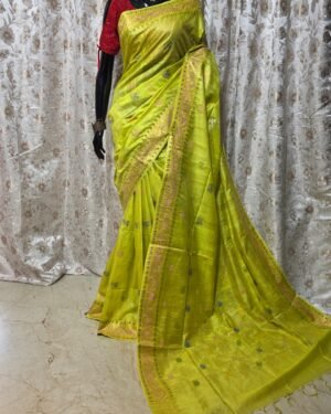 Semi Tussar Benarasi Saree
