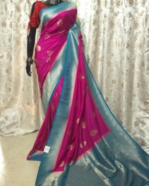 Crape Khaddi Georgette Saree