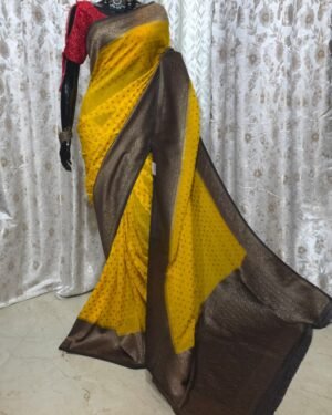 Georgette Benarasi Saree