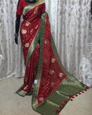 Semi Dola Silk With Katdana