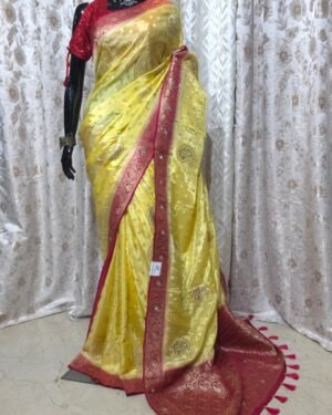 Semi Dola Silk With Katdana