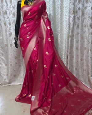 Pakhi Mashroo Silk Saree