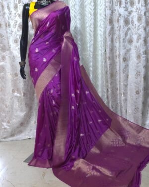 Pakhi Mashroo Silk Saree