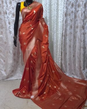 Pakhi Mashroo Silk Saree