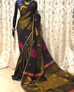 Handloom Marked Pure Tissue Organic Cotton Saree