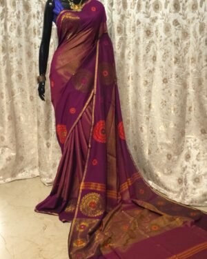Handloom Marked Pure Tissue Organic Cotton Saree