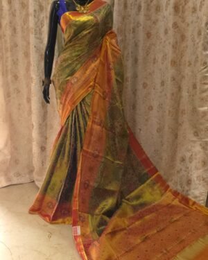 Tissue Ikkat Saree