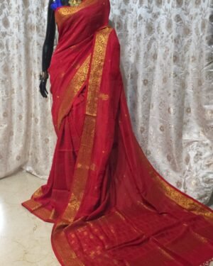 Handloom Mark Organic Linen Saree