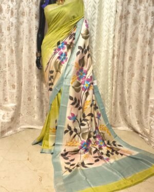 Tussar Chanderi Saree