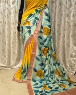 Tussar Chanderi Saree