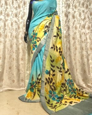 Tussar Chanderi Saree