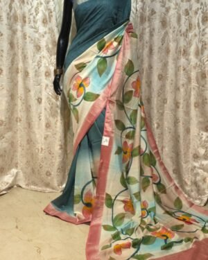 Tussar Chanderi Saree