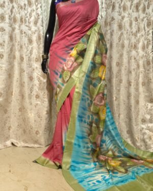 Tussar Chanderi Saree