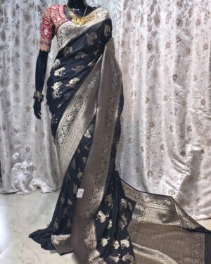 Semi Khaddi Saree