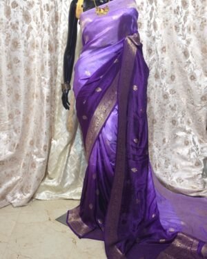 Tie and Dye Dola Benarasi Saree