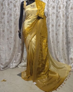 Tie and Dye Dola Benarasi Saree