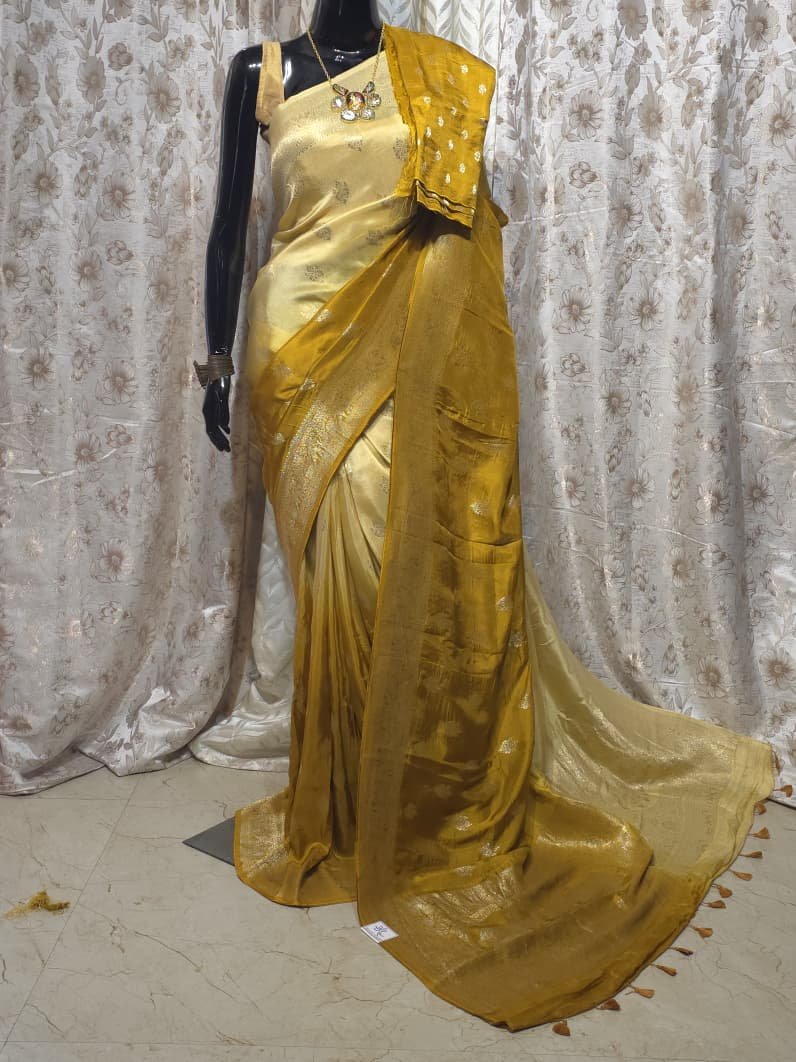 Tie and Dye Dola Benarasi Saree
