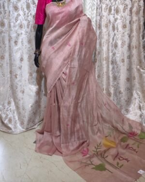 Silk Linen Saree