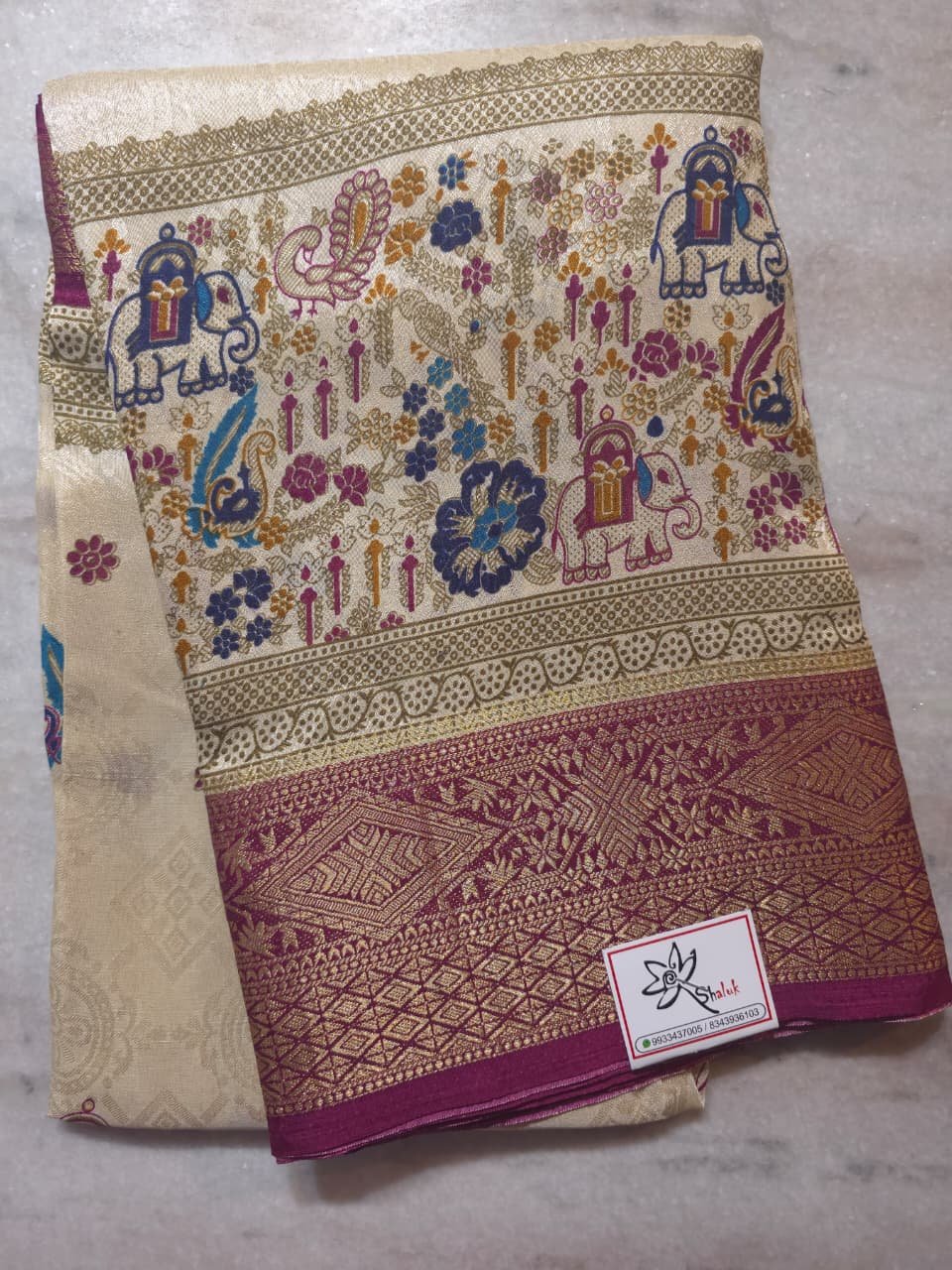 Kitkat Silk Saree - Image 2