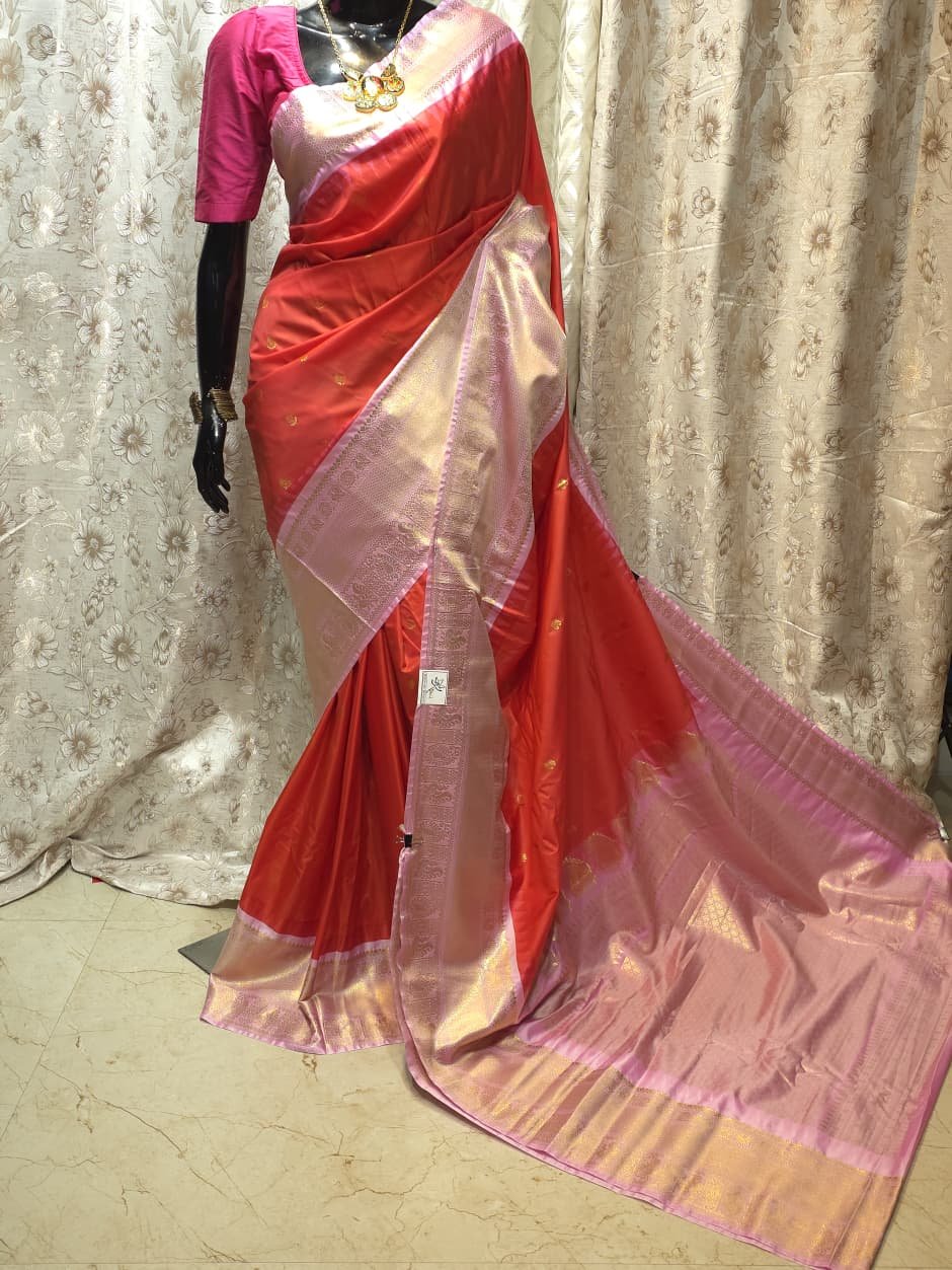 Semi Silk Gadwal Saree