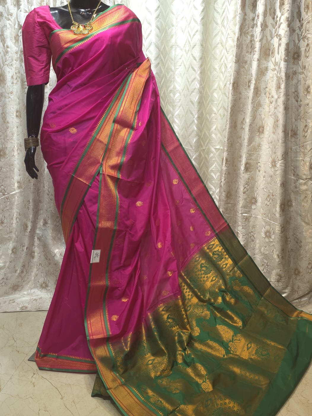 Semi Silk Paithani Saree