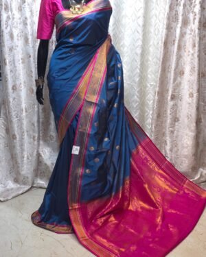 Semi Silk Paithani Saree
