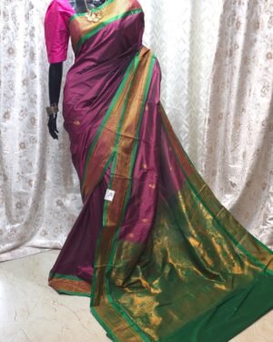 Semi Silk Paithani Saree