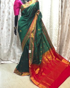 Semi Silk Paithani Saree