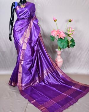 Semi Chanderi Katan