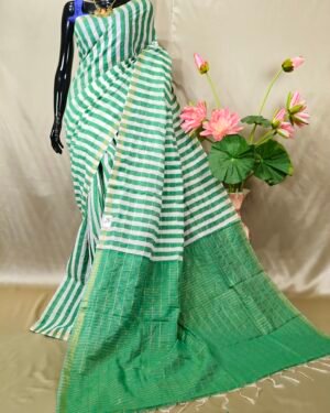 Semi Chanderi Cotton
