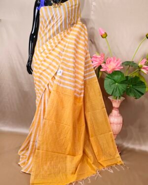 Semi Chanderi Cotton