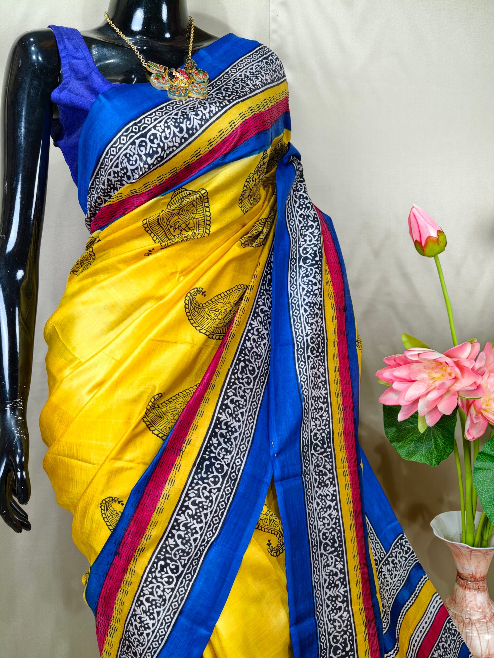 Pure Silk Saree - Image 2