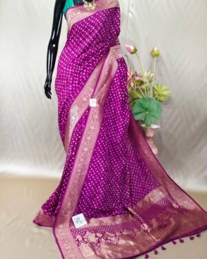 Dola Bandhni Saree