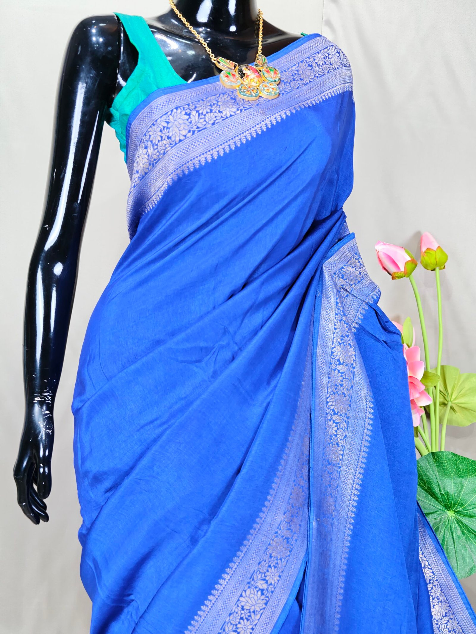 Plain Body Dola Benarasi - Image 3