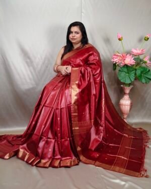 Semi Chanderi Katan