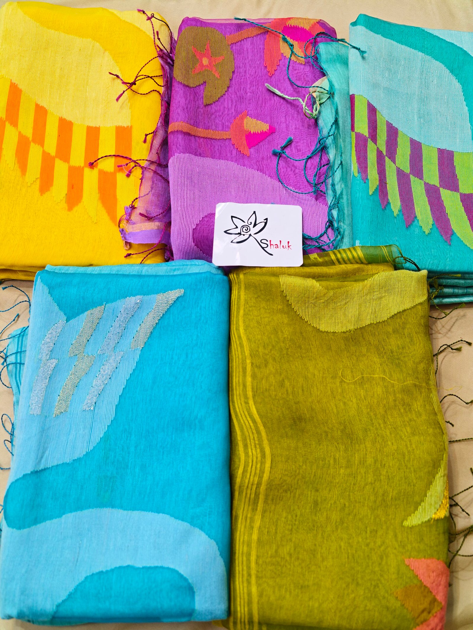 Silk Linen Jamdani - Image 5