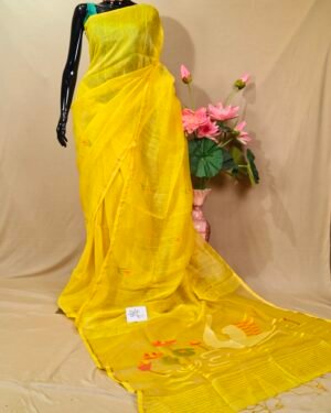 Silk Linen Jamdani